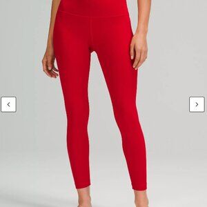Lululemon Align 25" HR Legging Dark Red Size 18